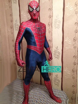 

New The Spider-Man 3D Printing Cosplay Costume Zentai Fullbody Superhero Spiderman Halloween Carnival Costumes for Men/Women