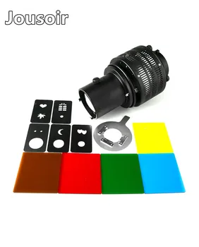 

Godox photographic optical Concentrator Art special effects modelling with 5 color Filter for Universal Studio Strobe Flash NO00