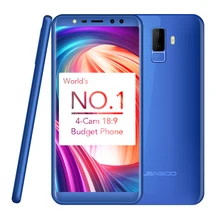LEAGOO M9 5.5″ 18:9 Screen Smartphone Android 7.0 Four Cams 2850mAh RAM 2GB ROM 16GB MT6580A Quad Core Fingerprint Mobile Phone