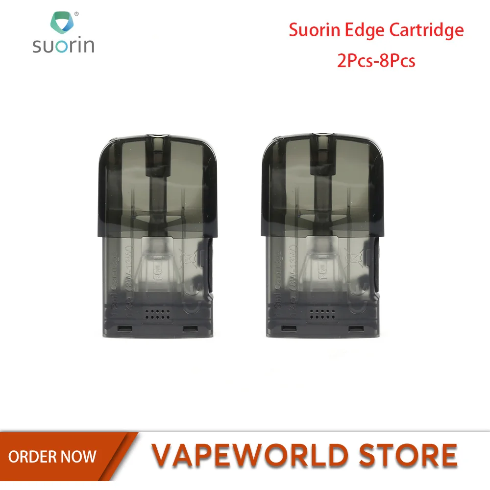 

2Pcs-8Pcs Original Suorin Edge Cartridge Electronic Cigarette Accessories 1.4ohm 1.5ml Atomizer For Suorin Edge kit
