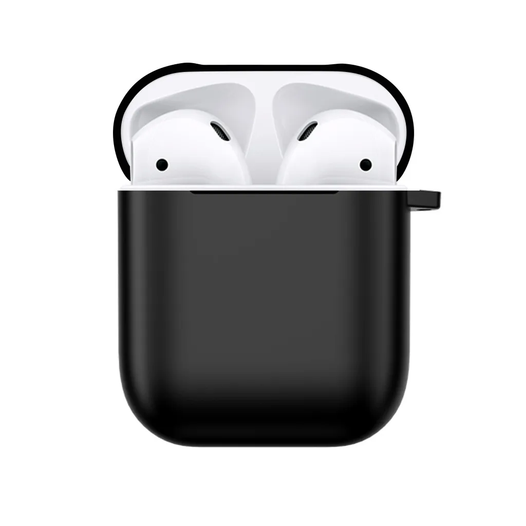 Shockproof TPU Silicone Bluetooth Wireless Headphone Case For Apple Airpods 1th TPU Matte Headphones Silicone Case