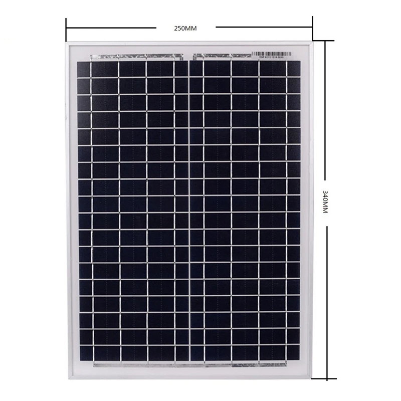 Черные 18V20W солнечные панели+ 60A 12 V/24 V Солнечный контроллер с интерфейсом Usb 60A