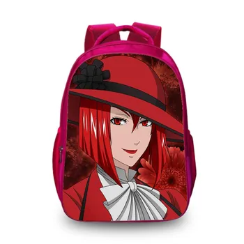 

BAOBEIKU Black Butler Kuroshitsuji Backpack Anime Unisex Butler Ciel Phantomhive Sebastian Nylon Cartoon Gon Freecss Adult Bag