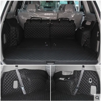 

Best carpets! Special trunk cargo mats for Mitsubishi Pajero Sport 5seats 7seats 2014-2008 waterproof boot carpets,Free shipping