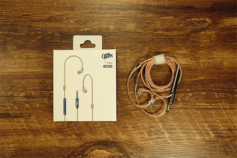 2Pin плетеный кабель 5N OFC выделенный 2PIN кабель для обновления используется для OperaFactory OM1 HE03 с микрофоном и регулятором громкости