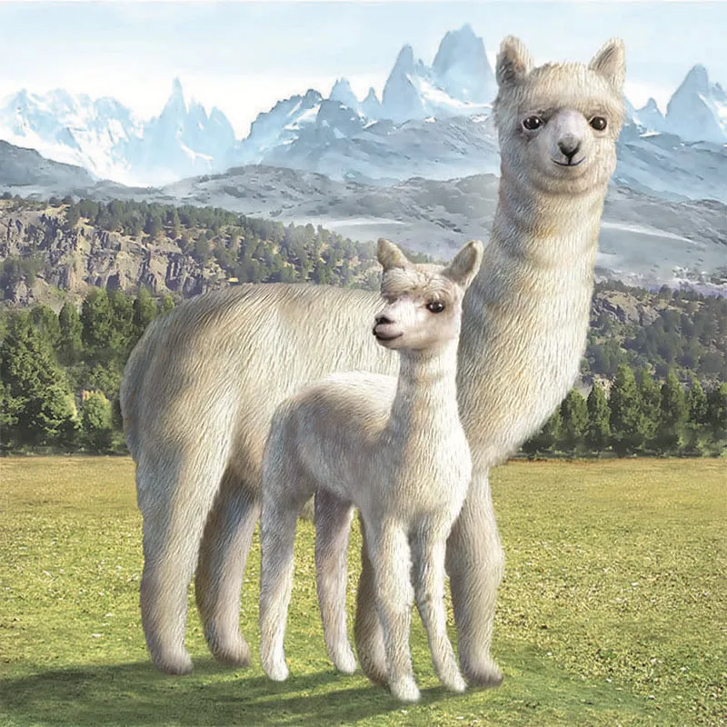 

5D Full Drill Diamond Painting animal Alpaca Cross Stitch Mosaic DIY Resin diamond painting Needlework Home Decor