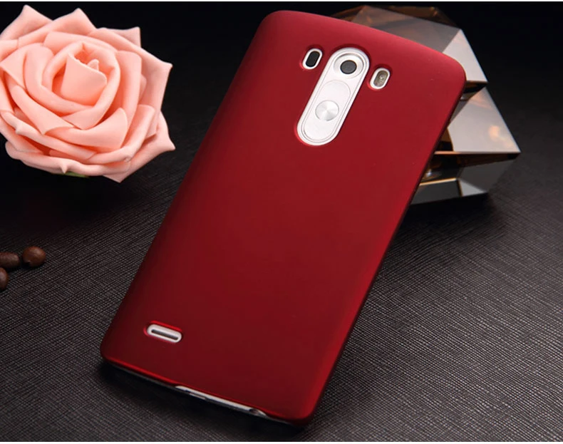 Матовая Пластик Coque 5.5For Lg G3 чехол для Lg G3 D855 D856 D857 D859 телефона чехол-лента на заднюю панель