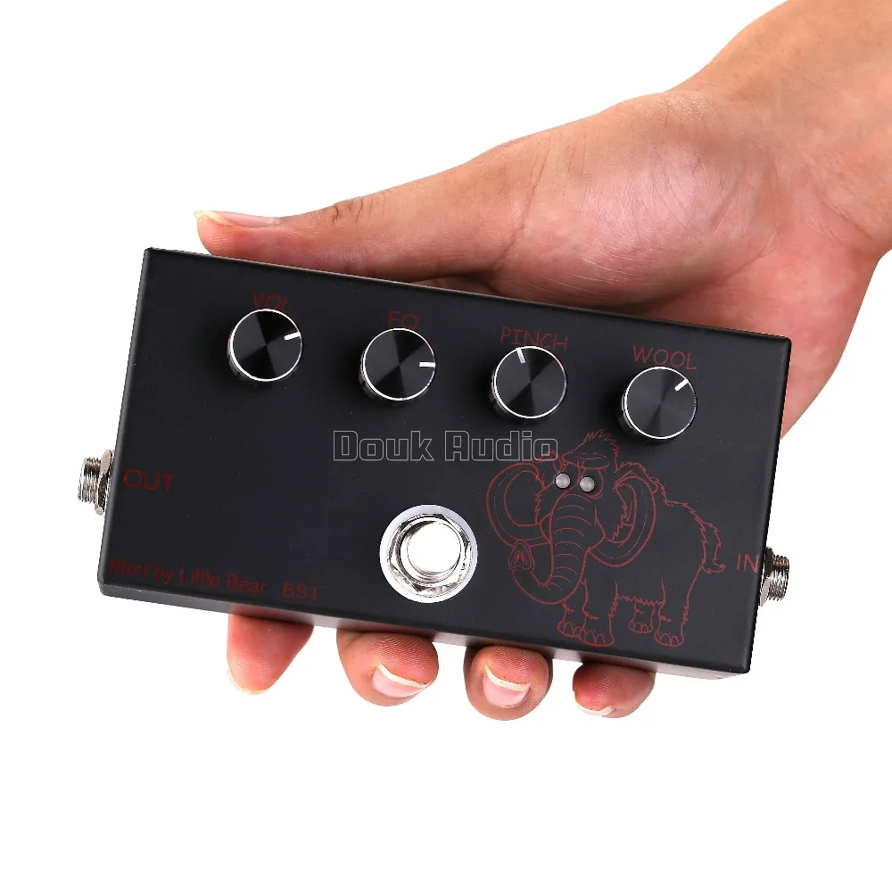 Little Bear BS1 Mammoth Wooly Bass Fuzz Guitar Pedal Stomp Box Effects Effector Amplifier differential amplifier