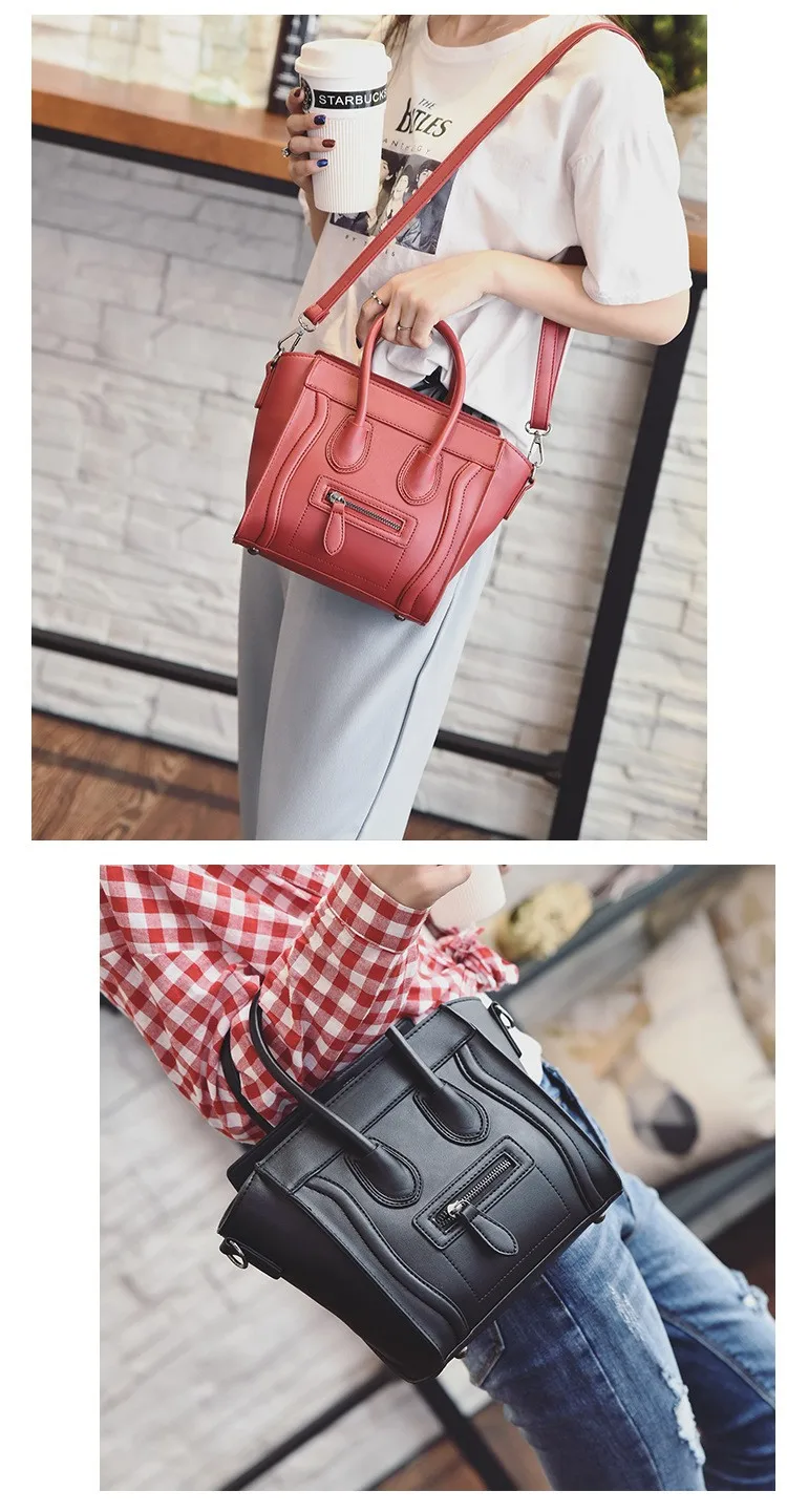 19 Handbags Summer Hit The New Color Wings Bag Oops Face Package European And American Fashion Trend Packet Casual Shoulder Bags