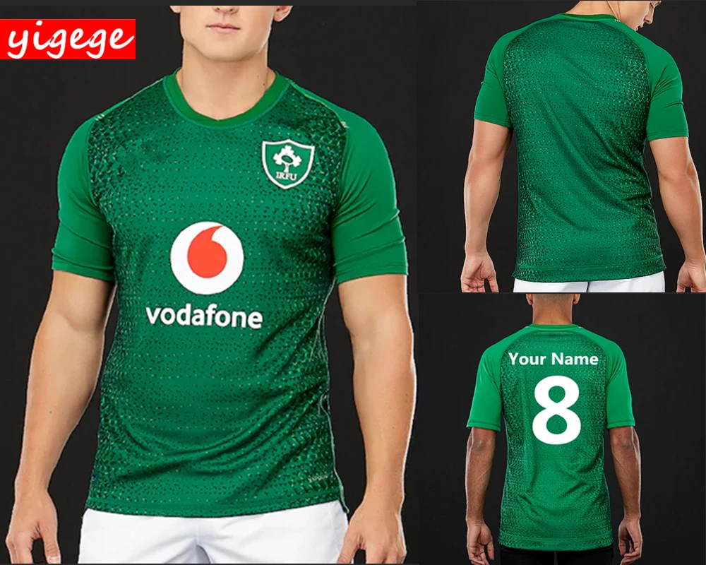 

2019 Ireland IRFU jersey home and away rugby Jerseys shirts Irish League rugby shirt s-3xl