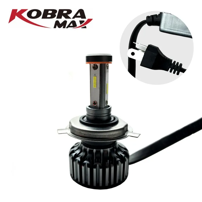 Светодиодные Автомобильные фары KOBRAMAX V18 модель H7/H1/H4/H11/9005/9006 автозапчасти 6500k 30 Вт