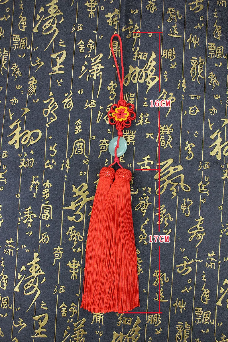 2 Pcs Tassel Chinese Tassel Craft Knot Tassel Pendant Crafts Home Decoration Chinese Characteristics Gift Ornaments Pendant