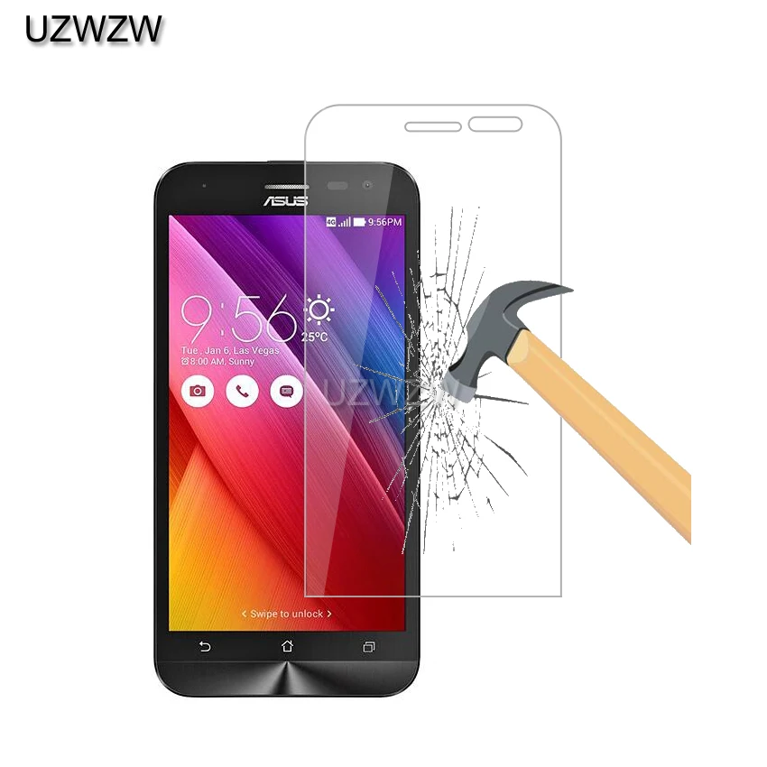 

2pcs 9H Premium Tempered Glass For Asus Zenfone 2 Laser ZE500KL ZE500KG 5.0 inch Screen Protector Toughened Protective Film