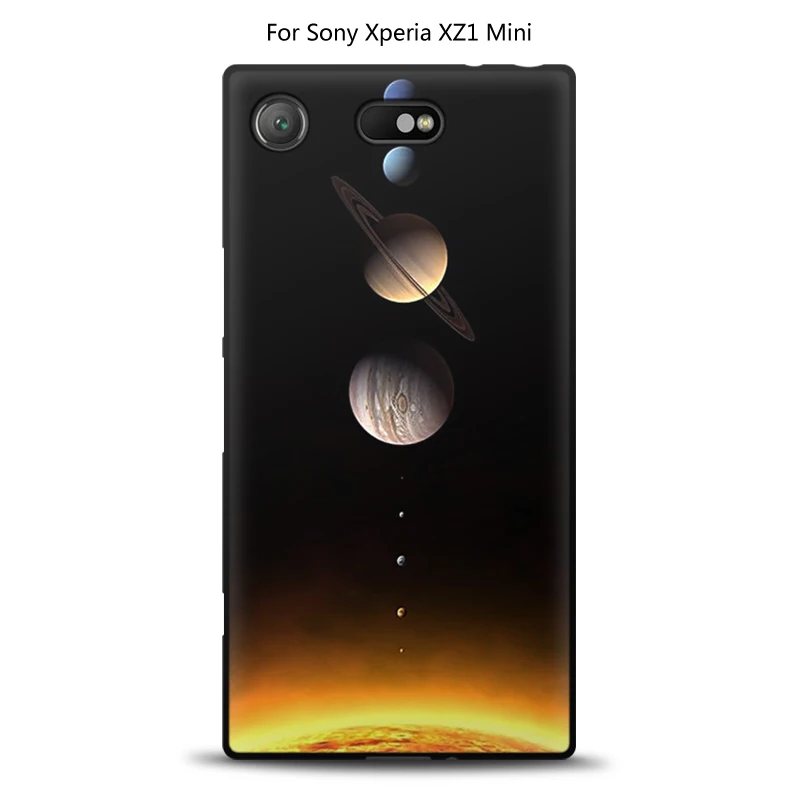 JURCHEN чехол для телефона для sony Xperia XZ1 Compact Cover G8841 G8842 Мягкий ТПУ силиконовый чехол с рисунком для sony Xperia XZ1 Compact чехол - Цвет: 10