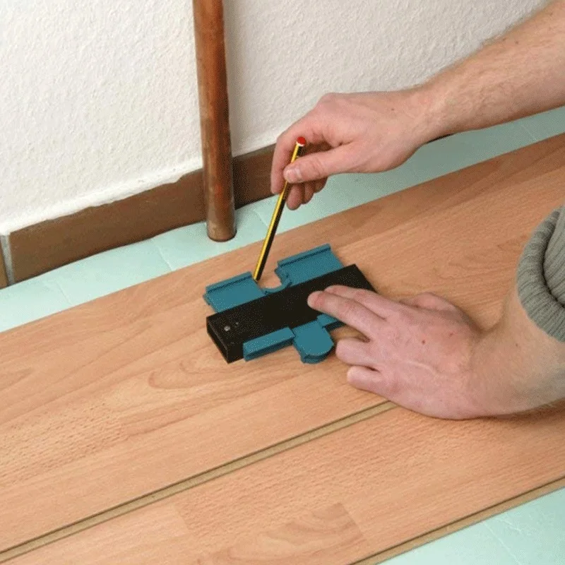 

Plastic Gauge Contour Profile Copy Gauge Duplicator Standard 5 Width Wood Marking Tool Tiling Laminate Tiles General Tools