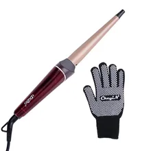 CHJ Tourmaline Ceramic LCD Clip Curling Iron Hair Curler Wand Roller Wave LCD Digital Display Curly Hair Curler Styling Tools цена CHJ Tourmaline Ceramic LCD Clip Curling Iron Hair Curler Wand Roller Wave LCD Digital Display Curly Hair Curler Styling Tools цены онлайн