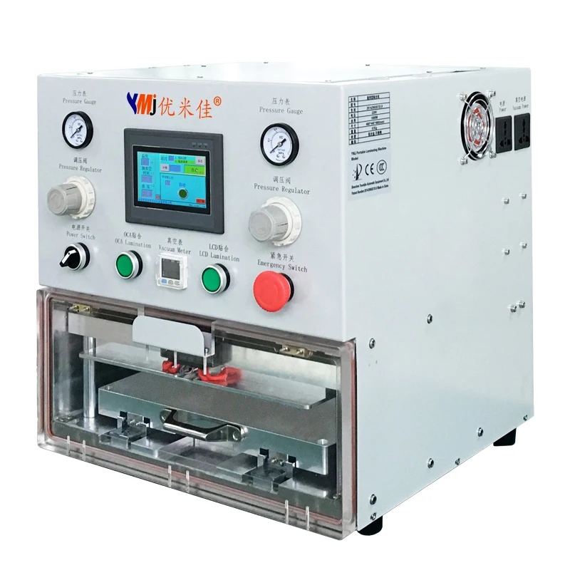  YMJ Big Size 13 inches Universal oca laminating machine LCD Laminator For iPad Samsung Edge Curve S
