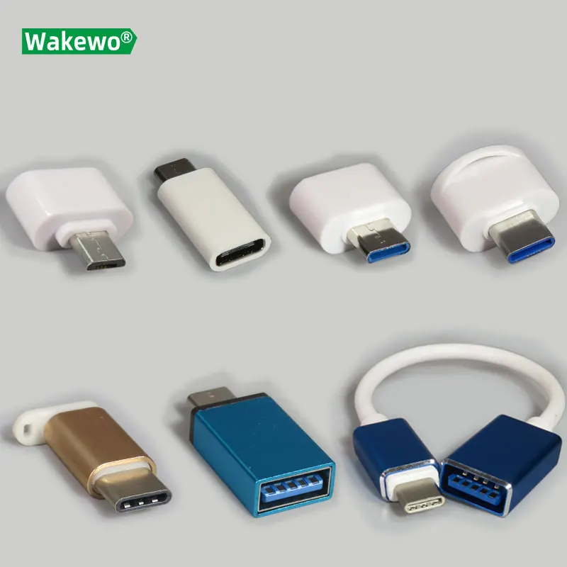 

WAKEWO Type-C to micro-USB Female to male OTG converter USB adapter