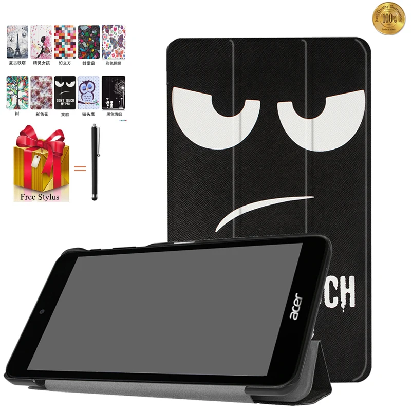 

Case For Acer Iconia One 7 B1-790 7.0 inch Tablet Cover For Acer Iconia One 7 B1 790 Print Flip Leather Stand Funda+Pen