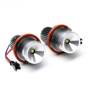 

7000K LED White Lights Bulbs 10W cree Chips Angel Eye LED Ring Marker Lights for BMW E39 E60/63/64/53 X5 E87 Error Free