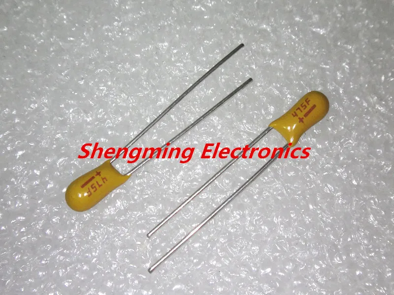10PCS 16V 4.7UF 475F Tantalum Capacitor | Электронные компоненты и принадлежности