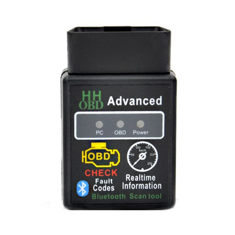 HH OBD Mini ELM327 Bluetooth V2.1 OBD2 диагностический сканер elm 327 Bluetooth OBD II диагностический инструмент устройство сканирования данных в реальном времени