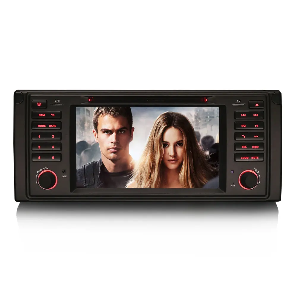 Clearance 7" Android 8.0 Oreo OS Car DVD Navigation GPS Radio for BMW E39 M5 1999-2003 & E39 1995-2003 & E38 1994-2001 & X5 E53 2000-2007 2