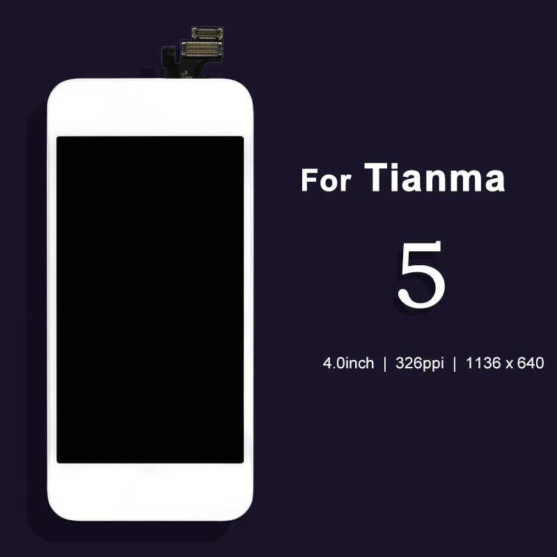 imágenes para Para tianma 10 unids para iphone 5 pantalla lcd de Pantalla Táctil Digitalizador y LCD Asamblea del Reemplazo y de Envío imágenes para Para tianma 10 unids para iphone 5 pantalla lcd de Pantalla Táctil Digitalizador y LCD Asamblea del Reemplazo y de Envío