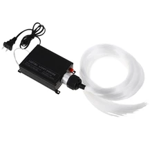 Lightme AC 100-265 В 16 Вт 0.75 мм 2 м 200 шт. Цвет светодиодные оптического Волокно Двигатели для автомобиля огни