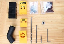 Mini Kreg Style Pocket Hole Jig Kit System For Wood Working & Joinery + Step Drill Bit & Accessories Wood Work Tool Set With Box