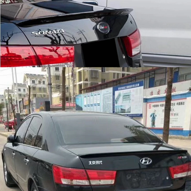 2005-2010 для hyundai sonata n20 задний спойлер на крышу багажника материал ABS высокое