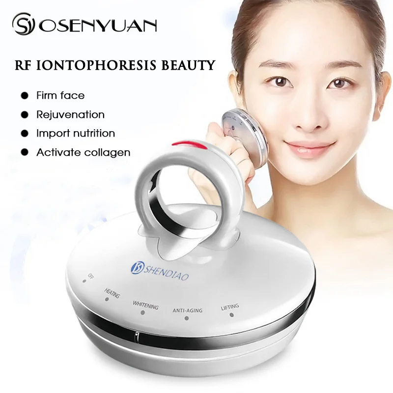 

7in1 RF&EMS Radio Mesotherapy Electroporation Face Beauty Pen Radio Frequency LED Photon Face Skin Rejuvenation Remover Wrinkle