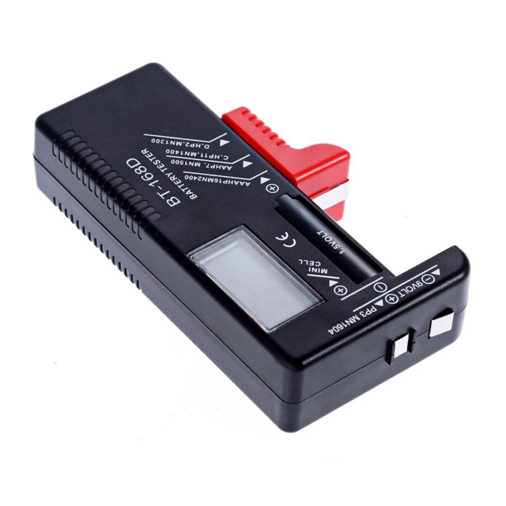 Vastar смарт-цифровой тестер Батареи Электронный индикатор заряда батареи для 9V 1,5 V AA AAA Cell CD Тестер емкости батареи