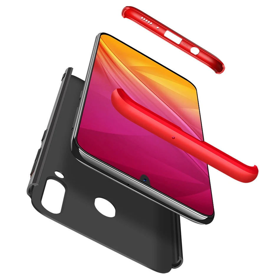 For Samsung A50 Case Fashion 360 Full Body Protect Hybrid Plastic Cover For Samsung Galaxy A10 A20 A30 A40 A50 Hard PC Coque