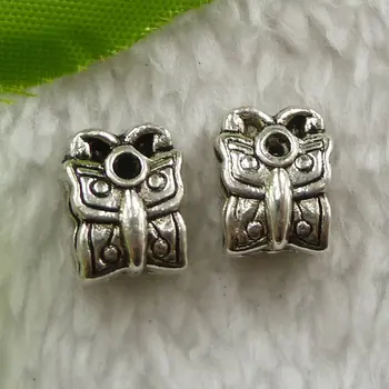 

120 pieces antique silver butterfly spacers 13x10mm #2664