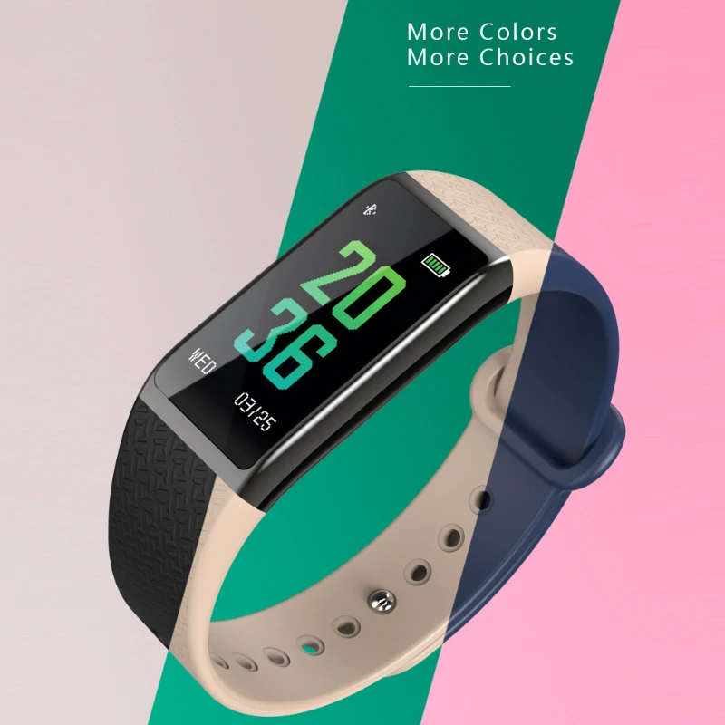 Chiclits Smart Band Wristband B25 0.96 IPS Color Screen Blood Oxygen Pressure Measurement Heart Rate Monitor New Smart Watch (8)