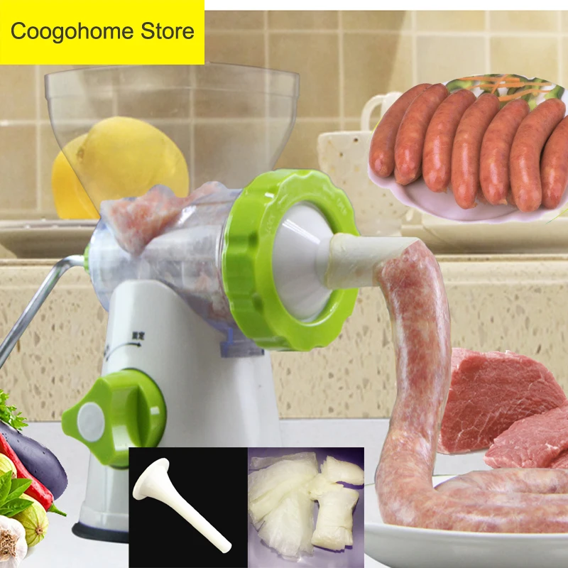 New Household Multifunction Meat Grinder Mincer Sausage Machine +15 pcs