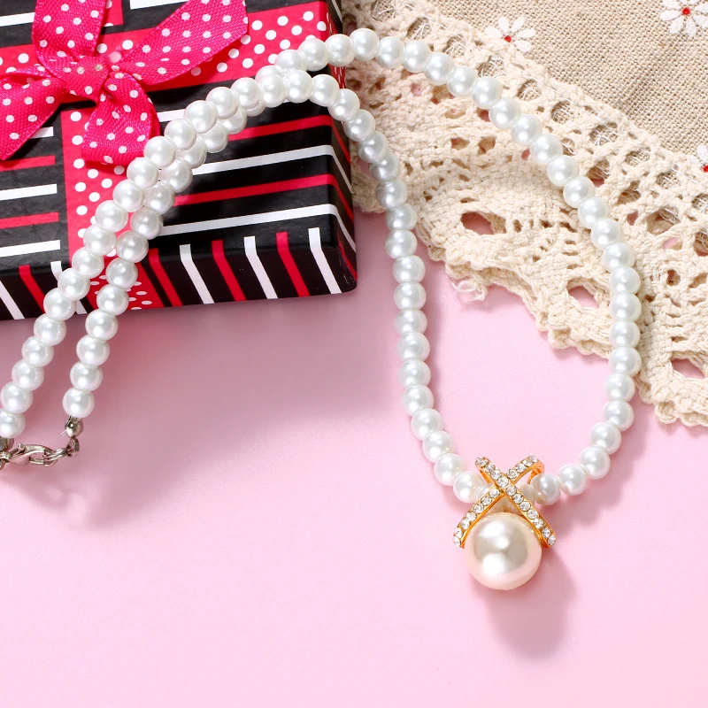 Женское Ожерелье чокер с имитацией жемчуга|choker necklace|necklace womenpendant necklace |