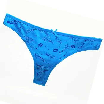 

6pcs/lot thong womens sexy cotton panties women print seamless panties for women briefs low waist underwear panty