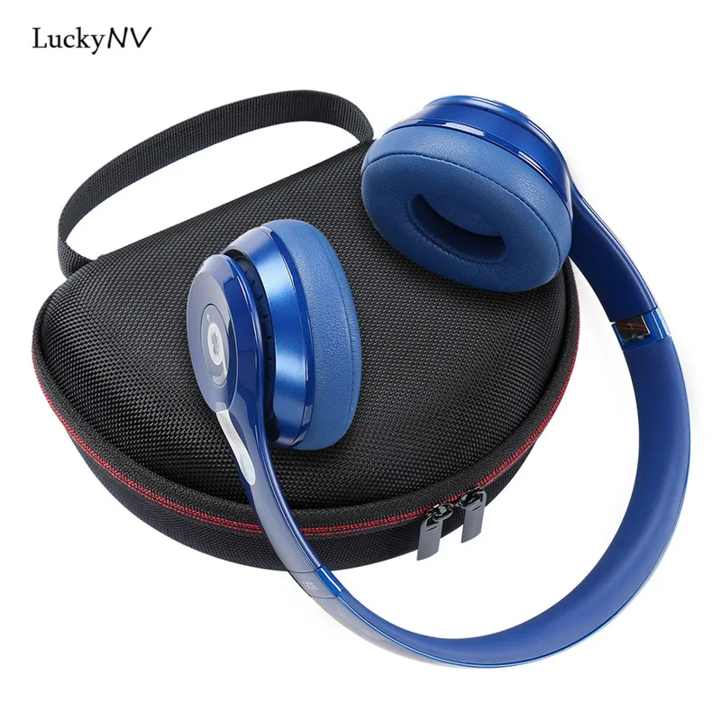 LuckyNV Storage Case Hard EVA Bag For Beats by Dr Dre Solo2 Solo3 Headphone Headsets Earphone Carrying Cover Pouch Box