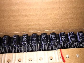 

10PCS/25pcs/50pcs NIPPON 25V220UF 8X11.5 sme series Taping chemical 220UF 25V high frequency low resistance