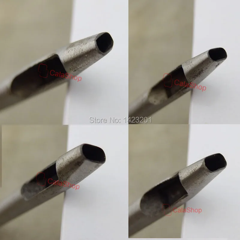 

One sets 3mm Oval shape Hole Punch Cutter Belt Watch Band Gasket Hollow Leather Tool F241 A3