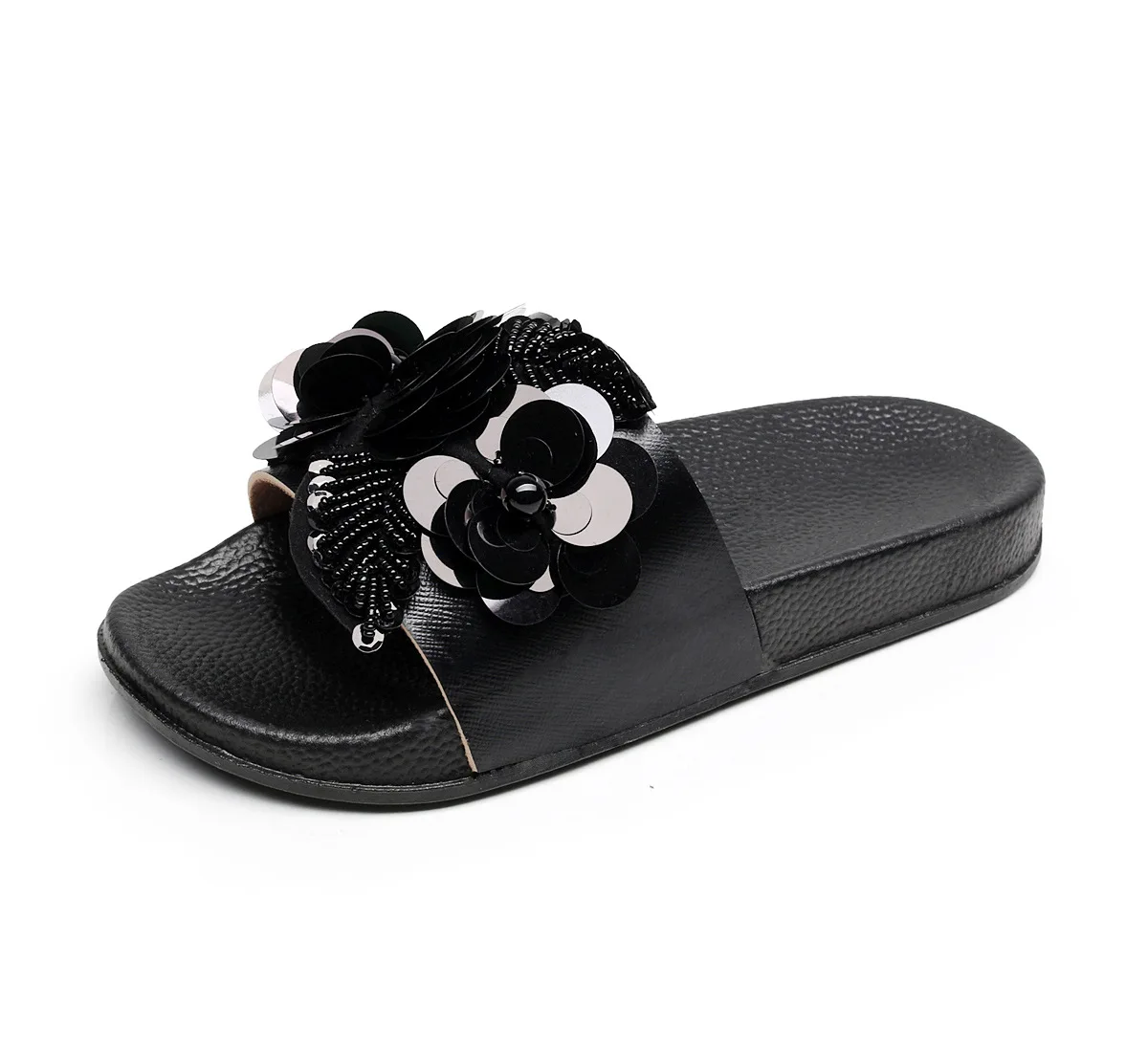 New Women Bright Slippers Spring Summer Autumn Home Beach Slippers Home Flip Flops Comfortable Flat Shoes 988