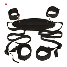 2 Models Bdsm Bondage Restraint Posture Belt Binding Handcuffs Ankle Sexual Bandage Adult Flirting Sex Toys for Couples .