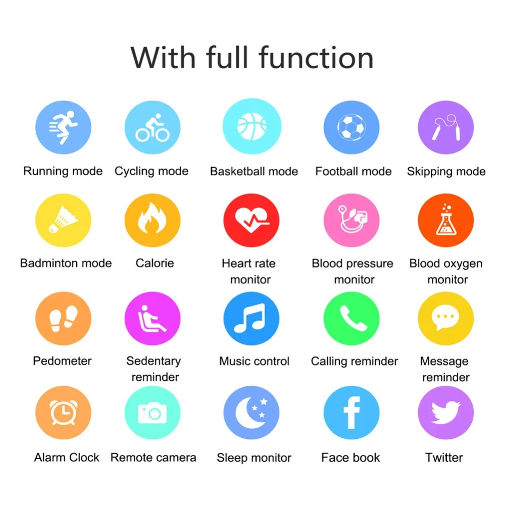 PLYSIN 2018 New Original QS05 Bluetooth Smart Watch with with Pedometer Camera Music-player for IOS iPhone Android Men Women