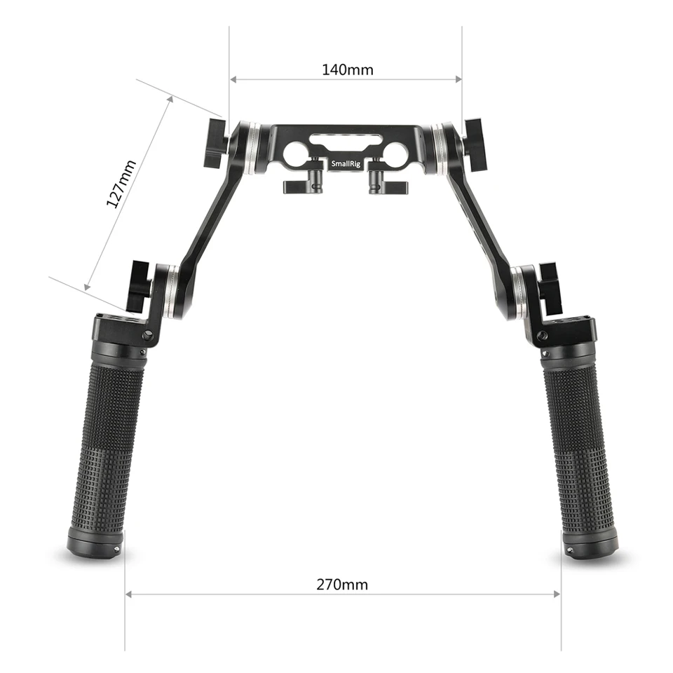 SmallRig резиновый наплечный Поддерживающий Набор Arri Rosette Rig наплечный стабилизатор ручка набор с 15 мм зажимом-2002