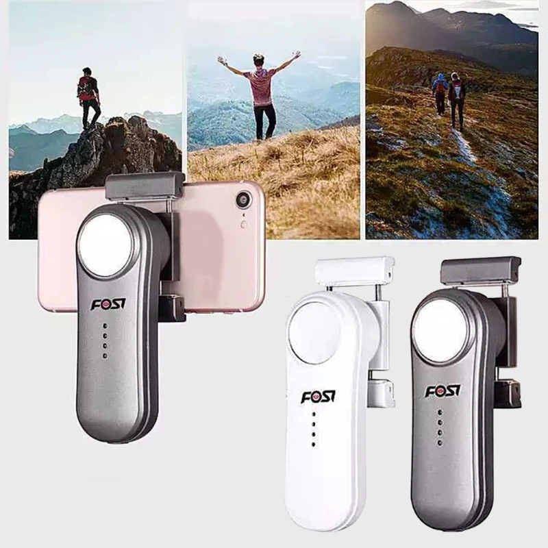 

52-100mm 5V/1A Plastic Handheld Smartphone Gimbal Stabilizer Selfie Stick Bluetooth Control Power Bank