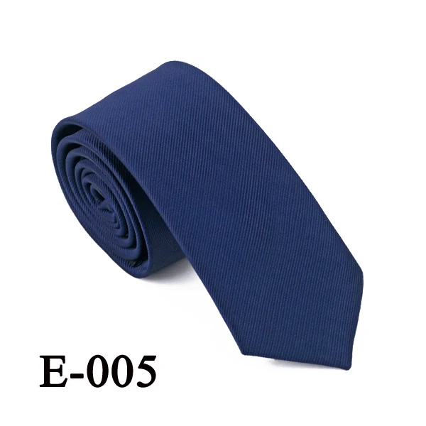 20 видов стилей однотонные мужские Узкие галстуки модные простые гравата, Тонкий Галстуки жаккардовые плетёные шелковые галстуки для мужчин свадебные костюмы Cravate - Цвет: E005