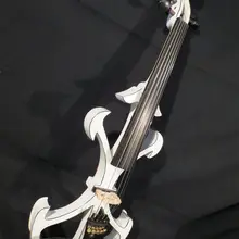 Недавно модель песня бренд Top арт Crazy-2 белого цвета 5 Строки 4/4 Электрический Скрипки