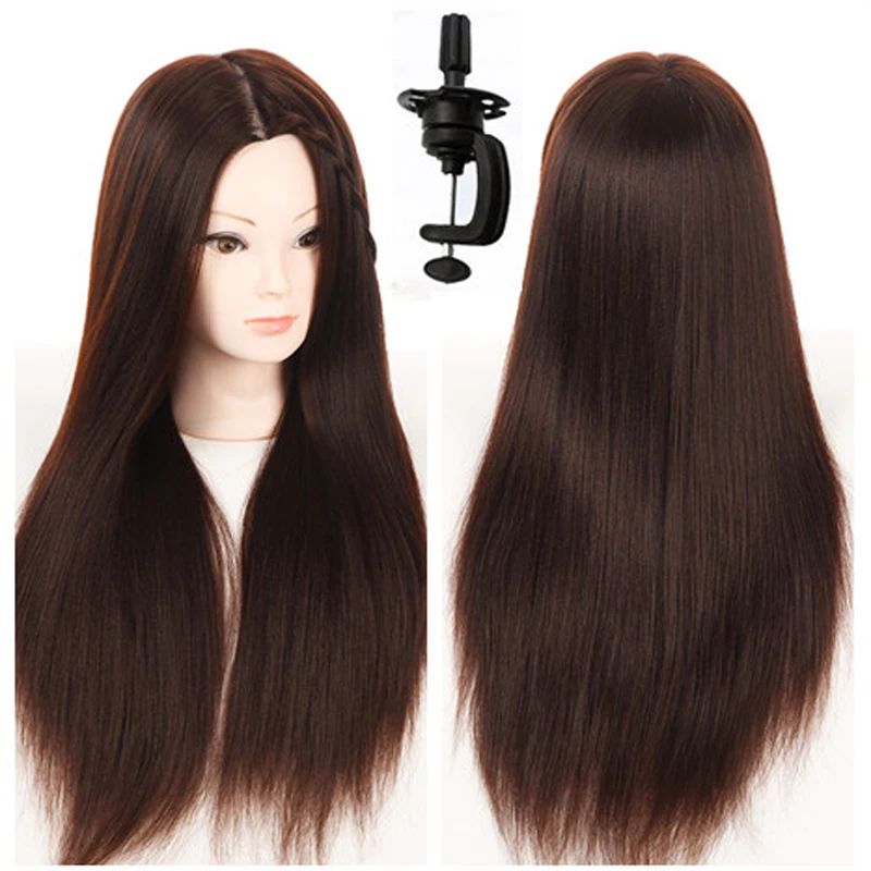 Buy Brown 26" Yaki Hair Training Head Mannequin Head